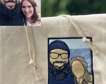 Custom Embroidered Photo Shirt, Personalized Gift