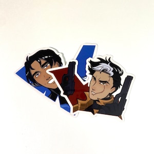 Batboy Red Hood/Nightwing Sticker - 3.5&quot; (Individual OR Set)