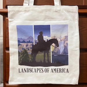 RDR Landscapes of America Tote Bag - 34x38cm