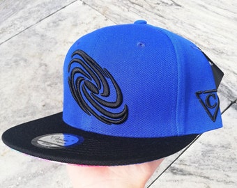 Snapback Hat Blue Galaxy | Black | Milky Way | Capiche Baseball Cap | Cool hats | Gift for dad | Adjustable | Fathers day | Men | Tattoo