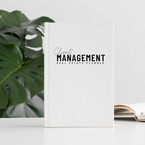 Book of Business for Real Estate Agents Real Estate Client Tracker Real Estate Lead Organizer Realtor Business Planner Management Tool