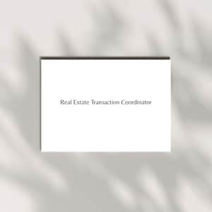 Real Estate Transaction Coordinator Form Checklist |