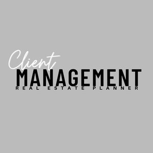Client Manager Real Estate Pipeline and Business Planner