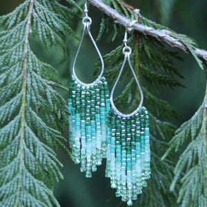 Forest Bathing fringe earrings