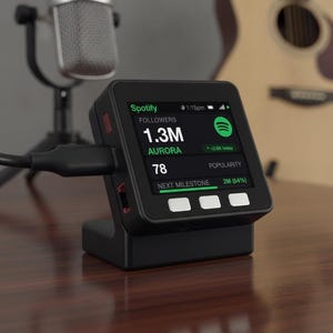 Contatore follower Spotify / Monitoraggio Wi-Fi in tempo reale per musicisti