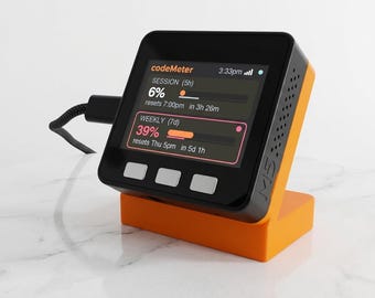 codeMeter — Claude Code Usage Display | WiFi Desk Meter for AI Coding | Anthropic Usage Monitor | Claude Code Pro & Max Tracker | AI Gift