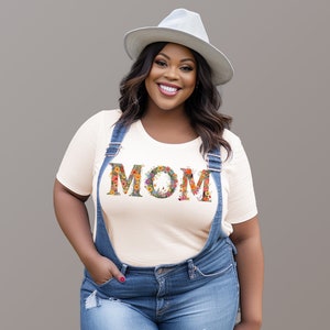Mom wildflower tee for mothers day gift for gardener flower lover for mom with wild flowers botanical mom shirt