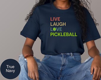 Live Laugh Love Pickleball Shirt, Pickleball Mama Shirt, Fun Pickleball Gift, Pickleball Outfit, Pickle Ball Graphic Tee, Pickle Ball Shirt
