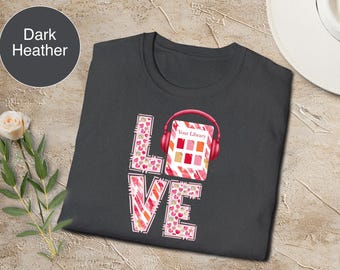 Camiseta para amantes de audiolivros, presente para leitores, presente para audiófilos, camiseta para clube do livro