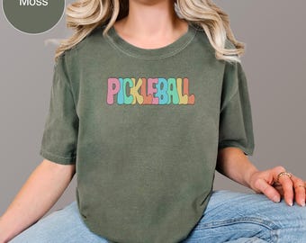 Pickleball Tee Shirt for Women, Cute Pickleball Gifts, Fun Sports Apparel, Graphic Tee for Her, Love Pickleball Tee, Funny Pickleball Shirt