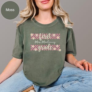 Personalized First Grade Teacher Shirt, Custom First Grade Tee, Unique Gift for Teachers, Back to School Shirt, Teacher Appreciation Shirt