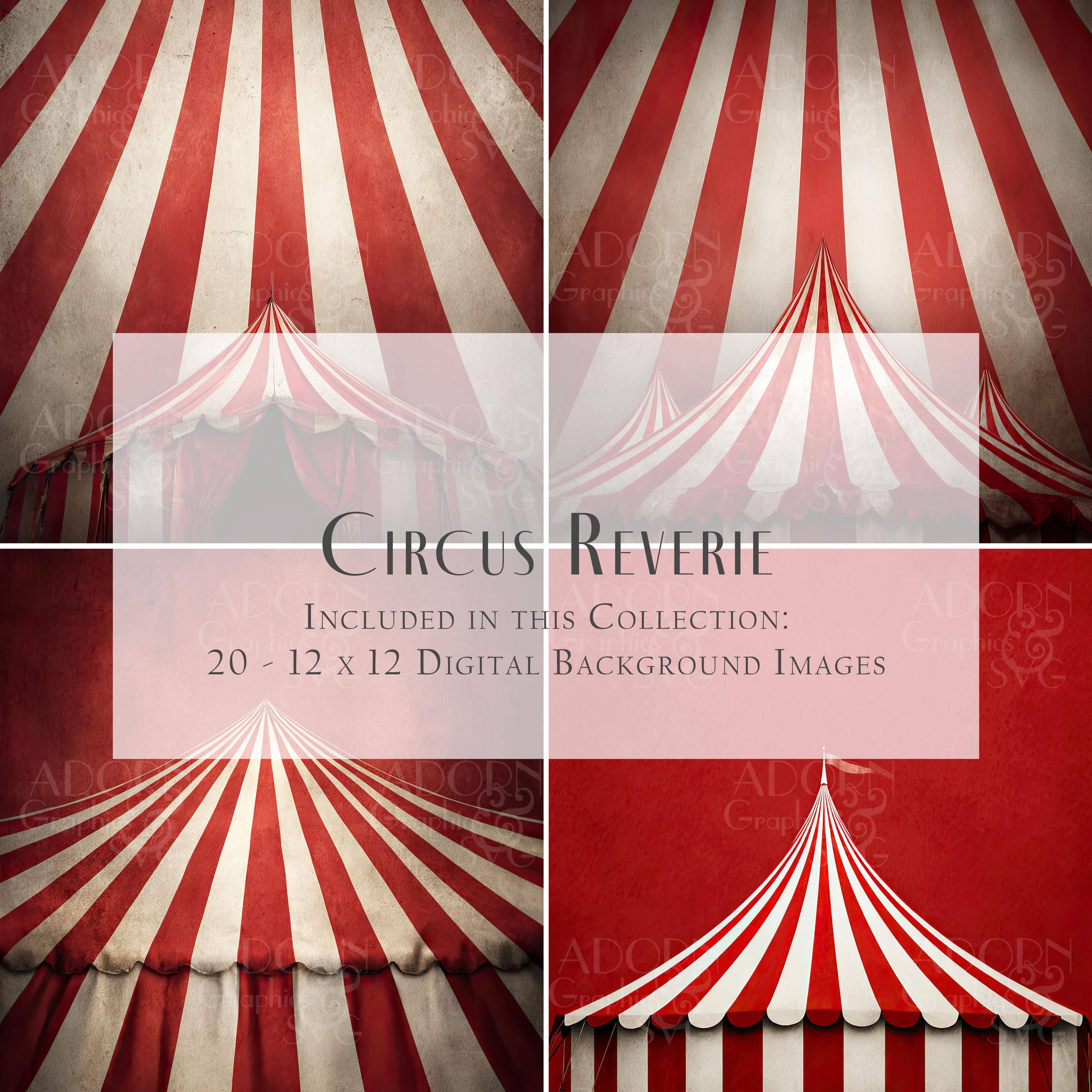 Circus Tent Backgrounds, Red \u0026 White Striped Vintage Circus Backdrop,  Grungy Texture for Junk Journals, Scrapbooking, Collage, Cards, Crafts -  Etsy, image size:3000x3000