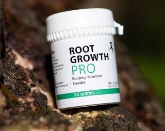 PREMIUM Rooting Powder for Bonsai Plants & Cuttings - 25g (RootGrowthPRO) with 0.25% IBA