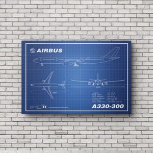 Airbus A330 Picture, Gift For Him, Aviation Prints, Gift For Pilot, Plane Poster, Aviation Gift, Mancave Plane Pictures, Art, Digital Prints