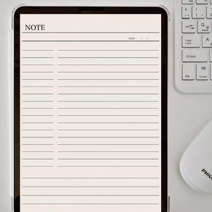 Cornell Notes Template | Printable Note-Taking PDF | Study Organizer for Students & Professionals