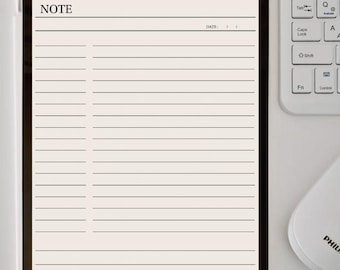 Cornell Notes Template | Printable Note-Taking PDF | Study Organizer for Students & Professionals