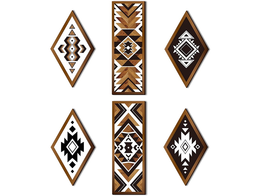 Wooden Aztec Sign Wall Art Wall Decor Aztec Wall Decor Western Etsy