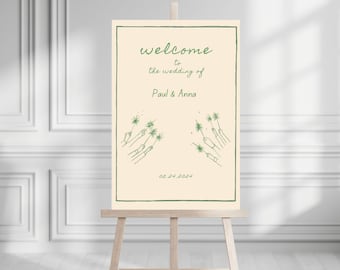 Wedding Day Welcome Sign, Rehearsal Dinner, Dinner Party, Whimsical, Unique Signs.