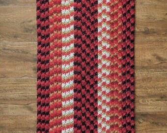 Braided 2.5 X 5 Foot Wool Rug in Autumn Colors Will Create Just