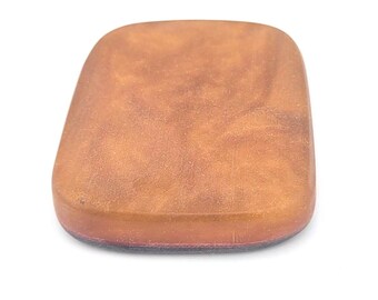 Gold Worry Stone Keychain FOBS EDC Fidgeting Pocket