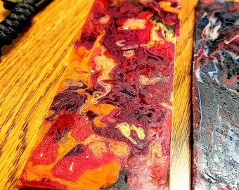 Rag Micarta-meshandvatweegschaal, onafgewerkt (6"x2" x 25")