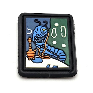 Écusson en PVC Glow Alice Caterpillar Ranger Eye RE Écusson de poche EDC