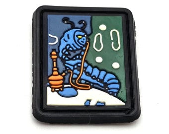 Glow Alice Caterpillar Ranger Eye RE PVC Patch EDC Pocket Patch