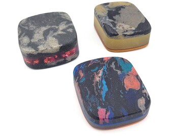 Glow Rag Micarta Worry Stone-sleutelhanger FOBS EDC-friemelenzakje