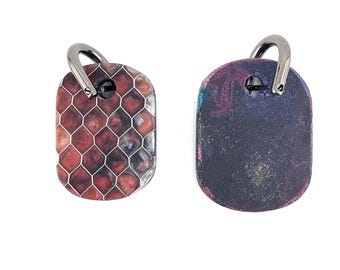 ラグマイカルタ ウォーリーストーン キーチェーン FOBS EDC フィジェット ハニカム