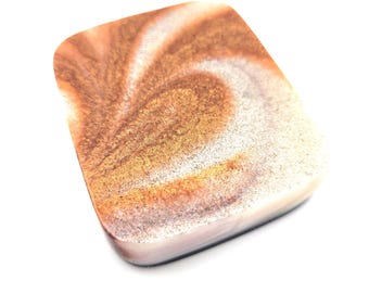 Worry Stone Keychain FOBS EDC Fidgeting Gold