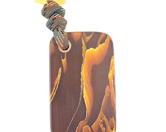 Worry Stone Keychain FOBS EDC Paracord Fidgeting