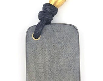 Llavero de piedra de preocupación de trapo Micarta FOBS EDC Paracord Fidgeting