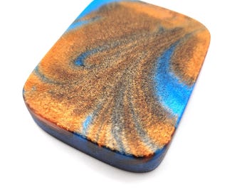 Worry Stone Keychain FOBS EDC Fidgeting Gold