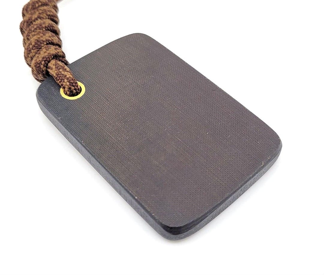 Rag Micarta Worry Stone Keychain FOBS EDC Paracord Pocket Fidgeting - Etsy
