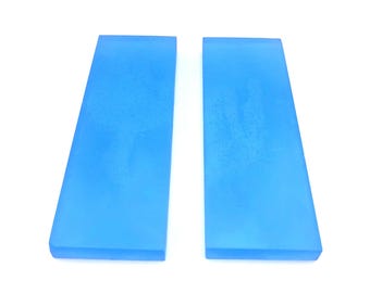 Resin Blue Knife Handle Scales EDC Knife Handles