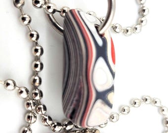 フォーダイト ペンダントネックレス EDC チェーン ロープ ポケット ペイント シルバー