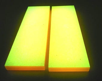 Orange Glow Knife Scales Knife Handles EDC