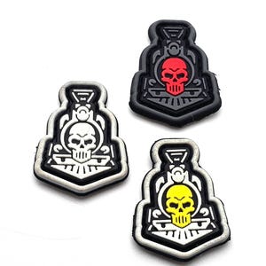 Glow Skull Train Range Eye RE PVC Patch EDC