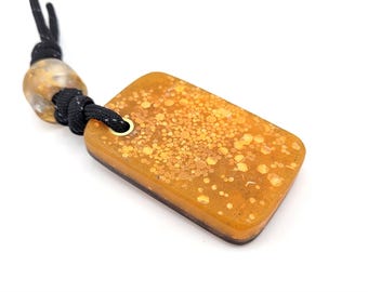 Llavero de piedra de preocupación de trapo Micarta FOBS EDC Paracord Fidgeting Glow Pocket