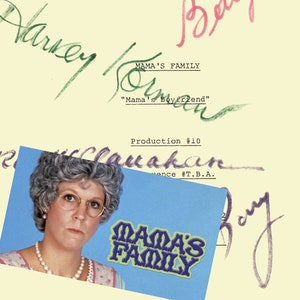 MAMAS FAMILIE TV-Seriendrehbuch, VickiLawrence, Rue McClanahan, Betty White, Harvey Korman, Ken Berry, Sitcom-Komödie
