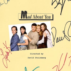 MAD ABOUT YOU Comedy Tv Series Script, 1990s Sitcom, Copy of Paul Reiser and Helen Hunt Signed Script (gift)