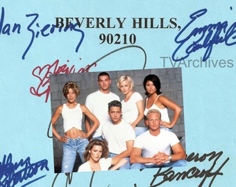 BEVERLY HILLS 90210 TV Series Script, Jason Priestley, Jennie Garth, Tori Spelling, Brian Austin Green, Classic Show Cast Autographs reprint