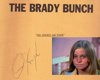 Guión de la serie de televisión BRADY BUNCH, episodio icónico de Marsha Football Nose, episodio más popular, regalo