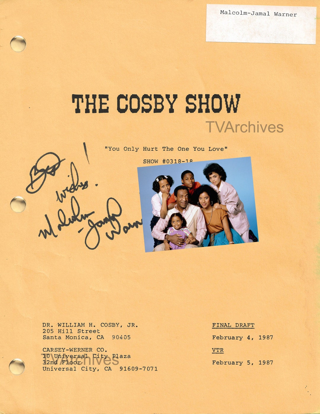 Malcolm In Tv Shows Like The Goldbergs COSBY SHOW TV Series Script