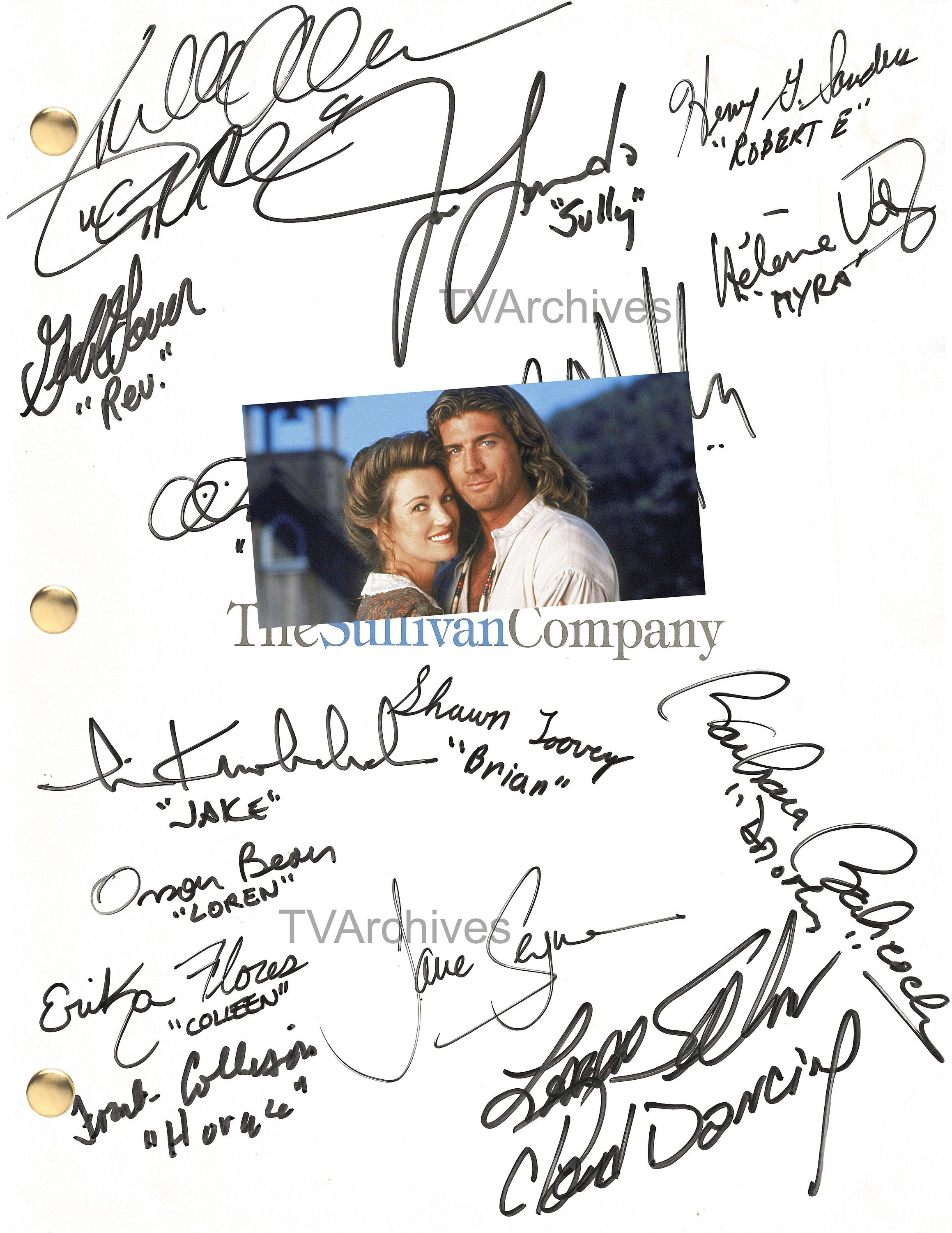 DR QUINN Medicine Woman TV Script, Jane Seymour, Joe Lando (autographs reprint), mom gift