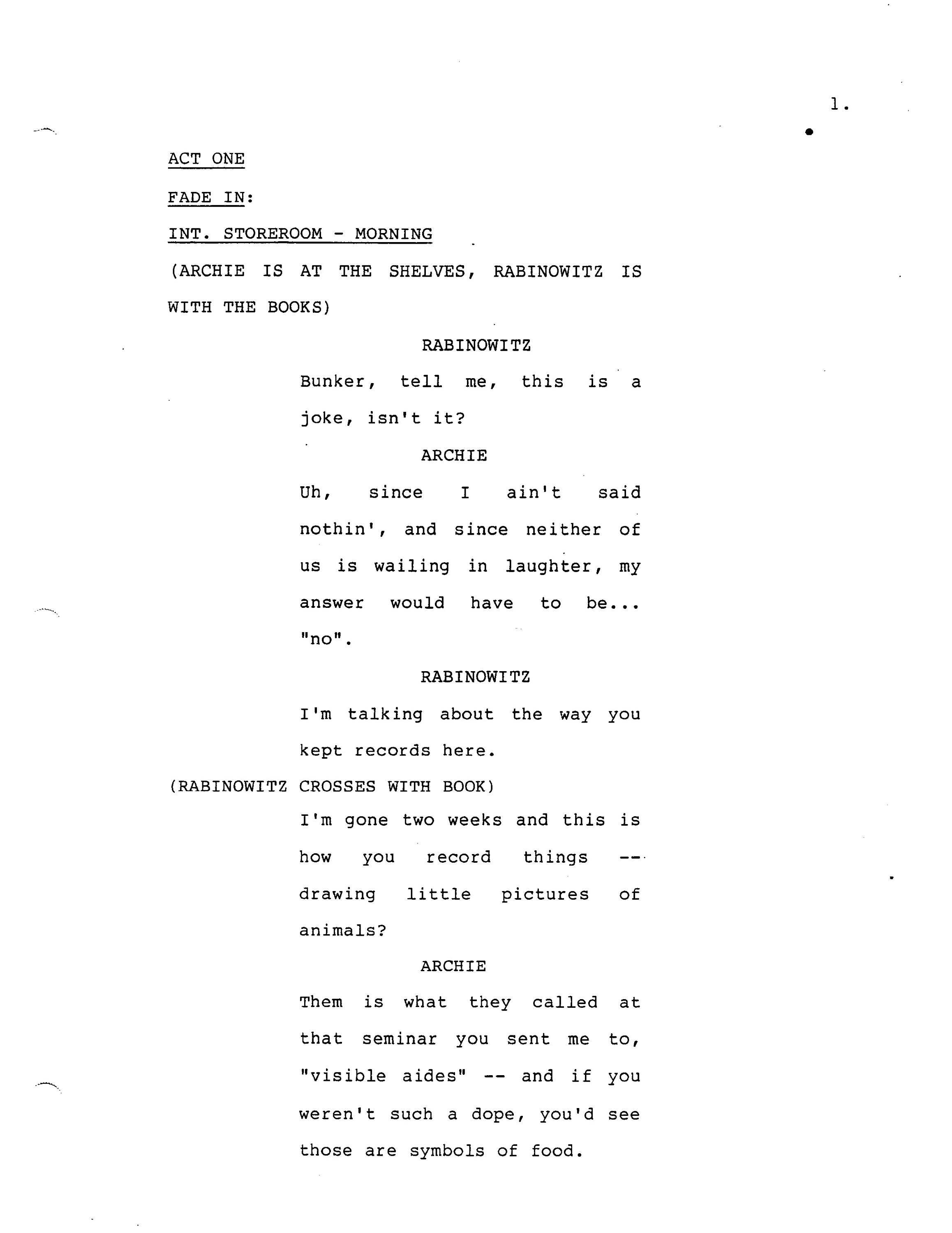 ARCHIE BUNKER'S PLACE Tv Script, Star Wars Boba Fett Empire, Jason
