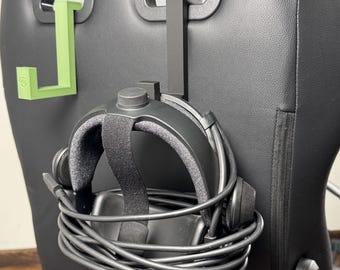 3D Printed VR Headset Mount for Sim Racing Cockpit – NLR GTRacer 2.0 Harness Hole