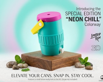 Can Cooler, Can Koozie for 12oz Cans, Insulated Drink Holder, Custom Name Cooler, Funny Gift, Summer Party Cup