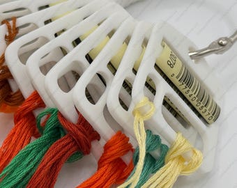Cross Stitch Floss Drops – Thread Organizers for Cross-Stitch & Embroidery 3D printed Perfect fit DMC without taping