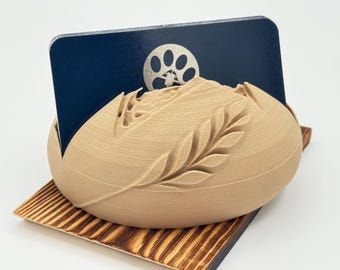 Visitekaarthouder zuurdesembrood | Artisan broodstandaard, Cottagecore-decor